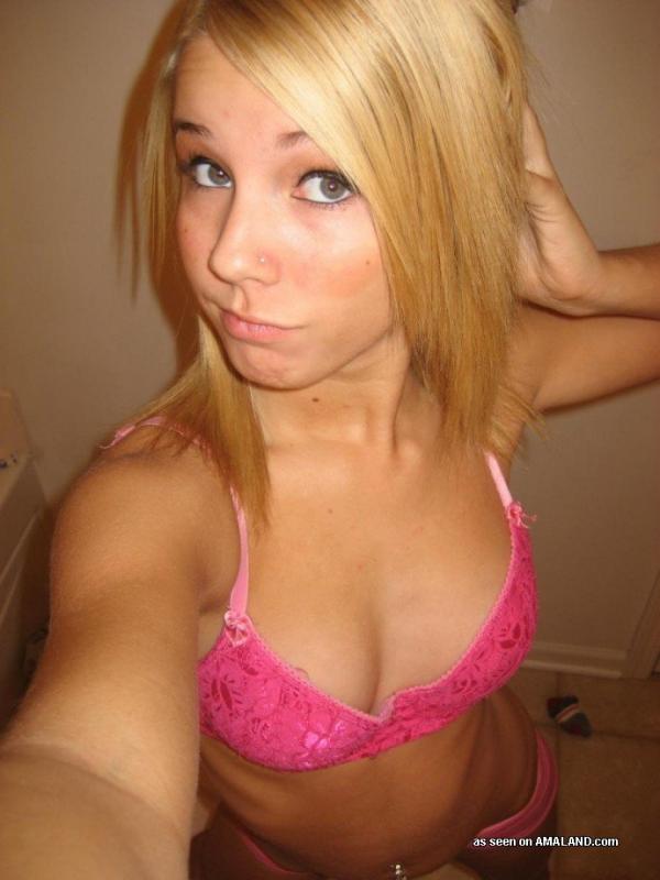 Amaland Teens Galleries - Pink Lingerie Blue-Eyed Blonde Shows Her Big Tits - YOUX.XXX