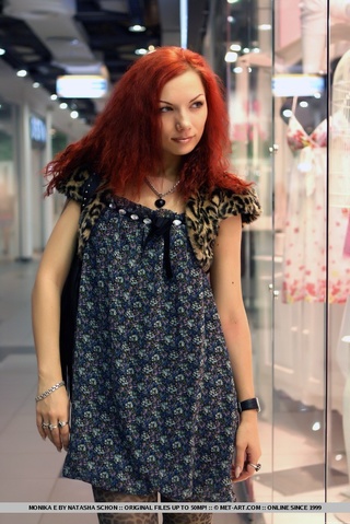 lusty erotic redhead daring
