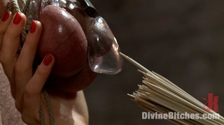 petite blonde dominatrix tortures