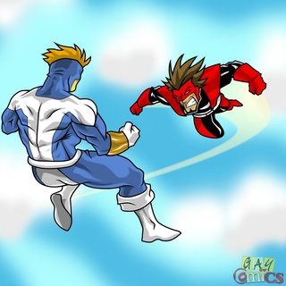 imagine heroes gay sucking