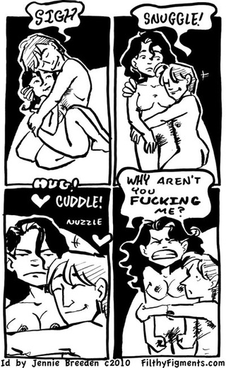delicioso dibujos animados novias feeling