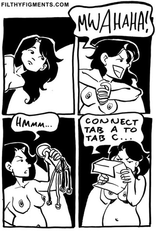 firme pechos desnudo dibujos animados