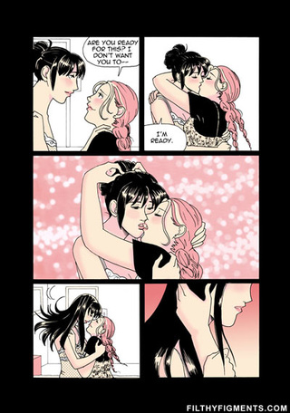 rosa haired dibujos animados belleza