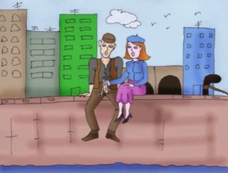 pelirroja dibujos animados novia willingly