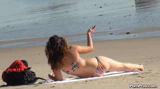 losing bra walking ocean