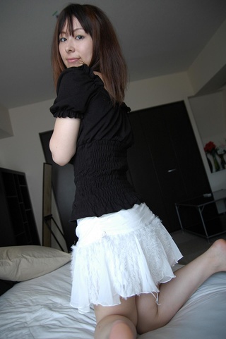 brunette asian milf white