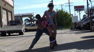 disrobed babes hunting public