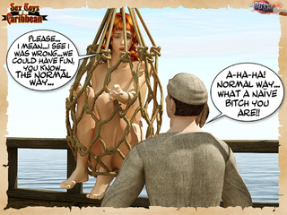 captured pirates pelirroja desnudo