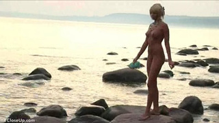 lovely blonde bimbo wet