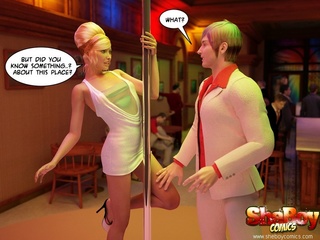 blonde cartoon shemale white