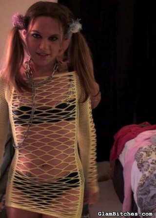 pigtailed chick enchained enslaved