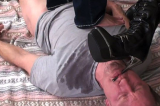 dirty blonde punishing slave