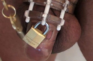 enslaved guy balls locked
