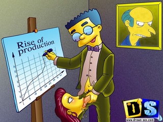 sucia dibujos animados homer simpson