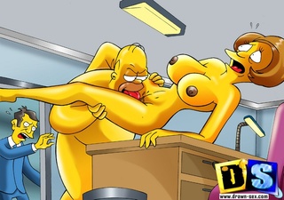 dibujos animados mama maude flanders
