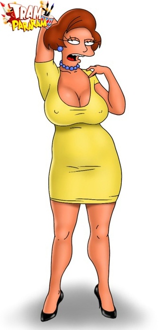 moe watching marge blowing