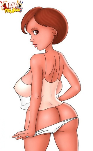 slutty toon helen pulling