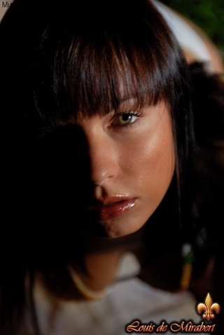 lindo morena belleza listo