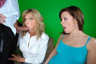 dirty blonde mom white