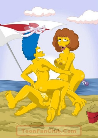 hot marge simpson friend