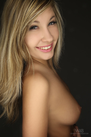 blonde naked teen shoes