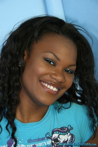 horny ebony chick spreads