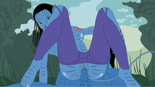 awesome cartoon gilr neytiri