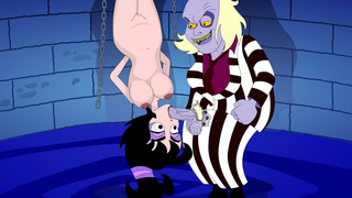 cachonda dibujos animados tío beetlejuice