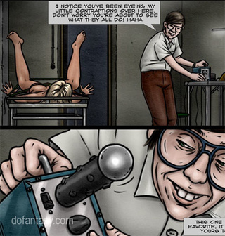 geek glasses jeering gag-balled