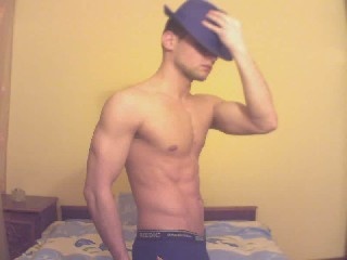 brunette mike perform close