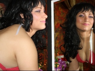 brunette okitten perform anal