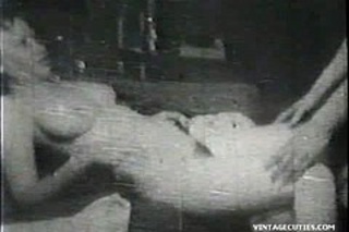sexy busty vintage lady