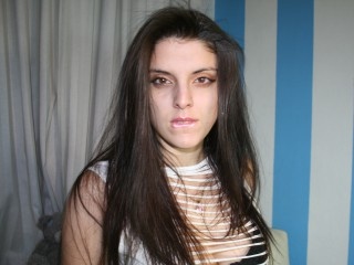 brunette vali perform close