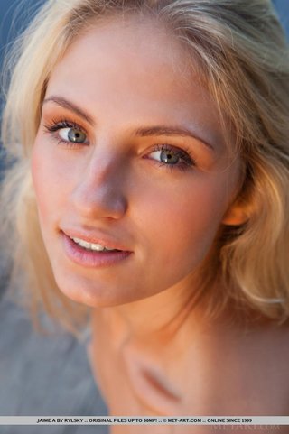 beautiful skinny blonde cools