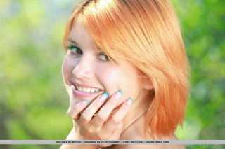 cute redhead decides walk