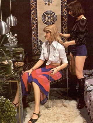 hairy seventies lesbians playing