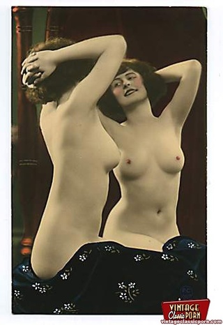 vintage desnudas ladies espejo