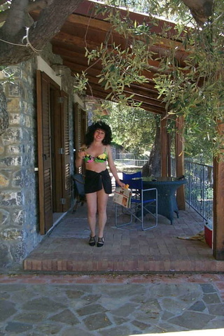 flashing german isabel from