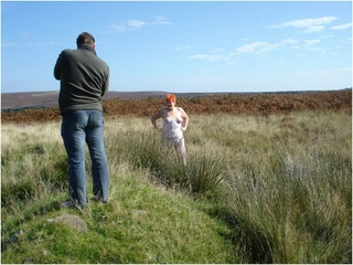 birdwatcher taking pic