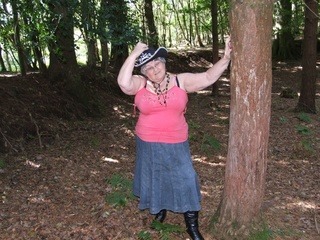 bbw flashing grandma libby