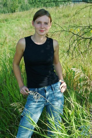 al aire libre, jovencita, tanga, tetitas