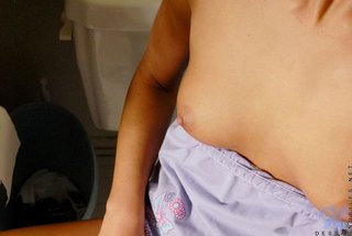 brunette, shaved pussy, small boobs, teen
