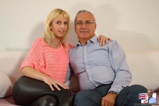 blonde, old young