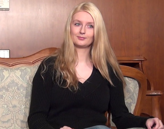 blonde chick huge boobs