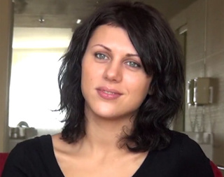 sensual brunette babe green