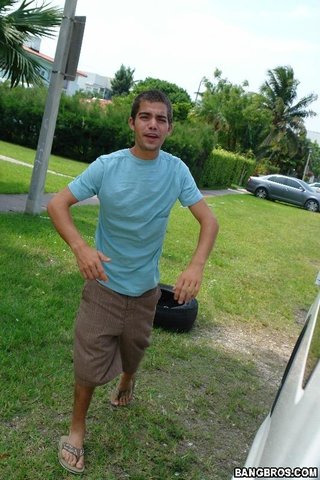 amateur, gay, van, white