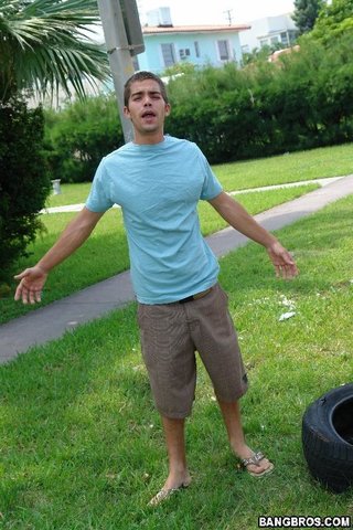 amateur, gay, van, white