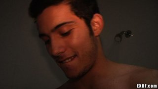 caught, gay, poor, shower