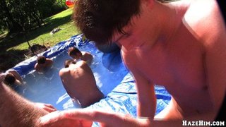 blind, gay, time, water