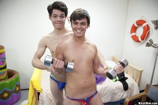 bonita, gay, trabajo, vídeo